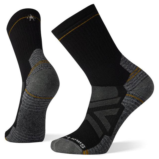 Black Unisex Hike Crew Socks