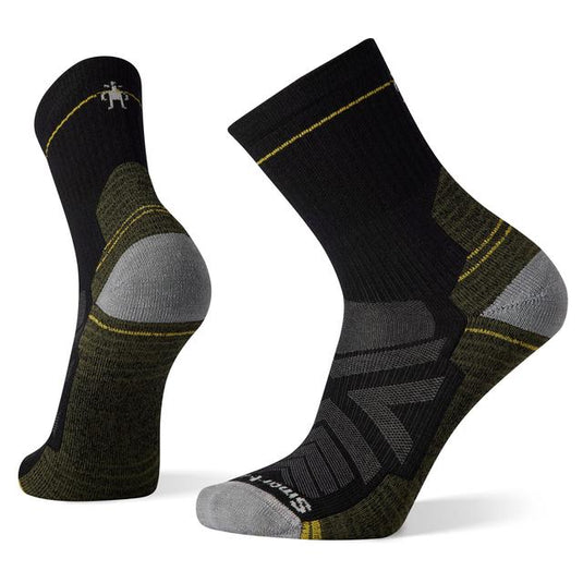 Black Unisex Hike Mid Crew Socks