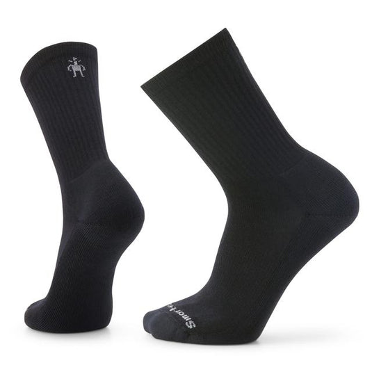 Dark Slate Gray Unisex Everyday Solid Rib Crew Socks