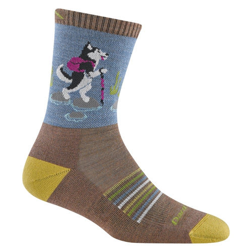 Dim Gray Women's Critter Club Micro Crew Lightweight with Cushion