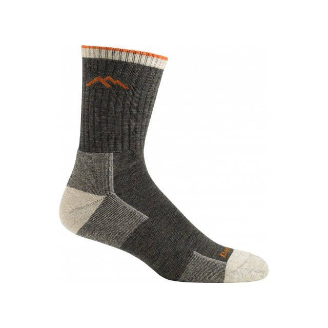 Load image into Gallery viewer, White Smoke Men's Hiker Micro Crew Midweight Hiking Socks with Cushion Hiking Socks
