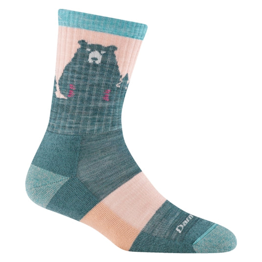Dim Gray Women's Bear Town Micro Crew Lightweight with Cushion