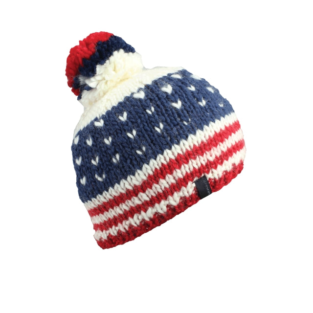 Dim Gray Americana Beanie