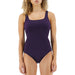 Rosy Brown Women's Solid Aqua Tank Controlfit Swimsuit
