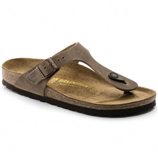 birkenstock gizeh tobacco oiled leather Women's Leather, 36 The raised toe bar is designed to encourage the natural gripping motion of your feet aiding with circulation Birkenstock Gizeh Oiled Leather Tobacco