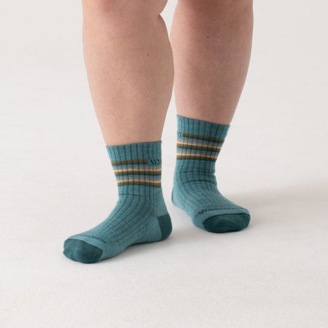 Load image into Gallery viewer, Antique White Women's Multi Stripe Cushioned Micro Crew
