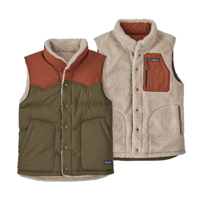 Dim Gray Men's Reversible Bivy Down Vest