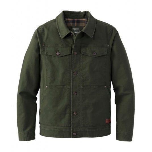 Dark Slate Gray BeanFlex Utility Trucker Jacket Men's Regular