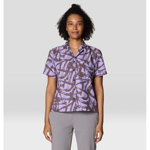 Load image into Gallery viewer, Light Gray Women's Sun Drift Cooling Short Sleeve Shirt
