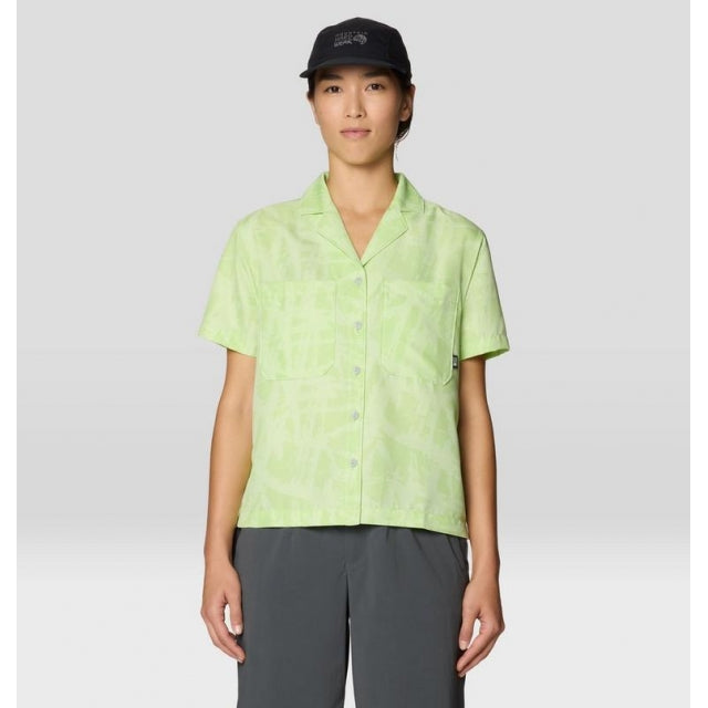 Load image into Gallery viewer, Light Gray Women's Sun Drift Cooling Short Sleeve Shirt
