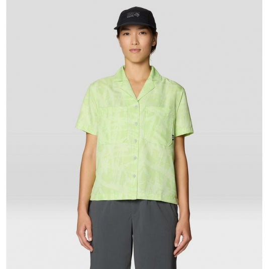 Light Gray Women's Sun Drift Cooling Short Sleeve Shirt