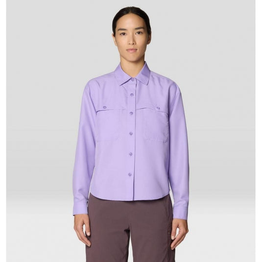 Light Gray Women's Sun Drift Cooling Long Sleeve Shirt