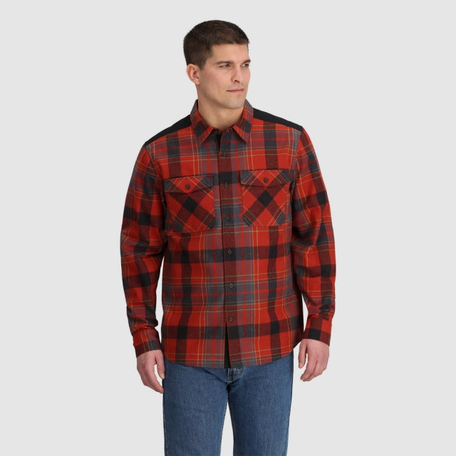 Load image into Gallery viewer, Dark Slate Gray Men&#39;s Wallingford Flannel Shirt Jacket
