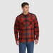 Dark Slate Gray Men's Wallingford Flannel Shirt Jacket