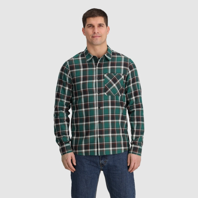 Dark Slate Gray Men's Ravenna Flannel Shirt