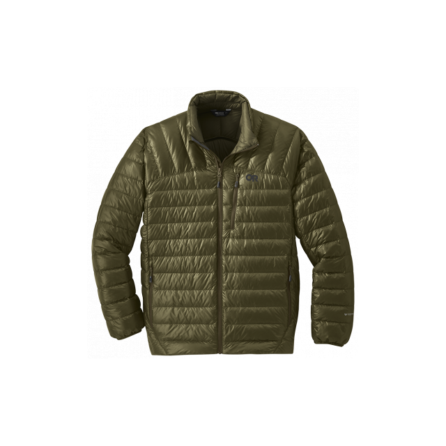 Dark Olive Green Men's Helium Down Jacket