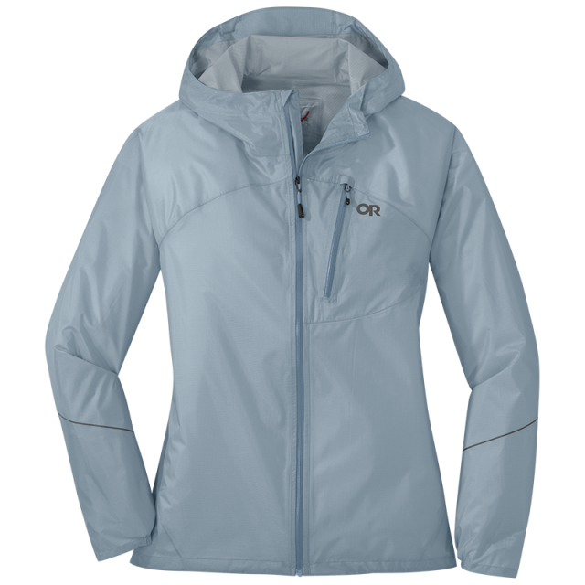 Light Slate Gray Women's Helium Rain Jacket