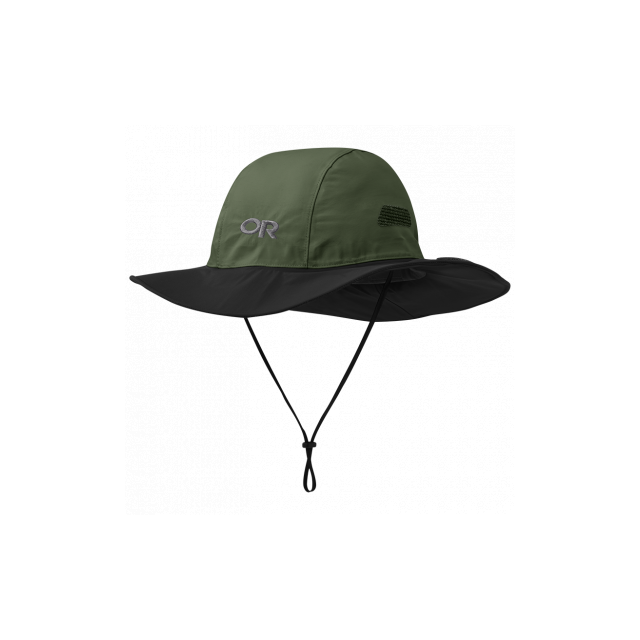 Outdoor Research Seattle Sombrero Rain Hat Fatigue / Black XL