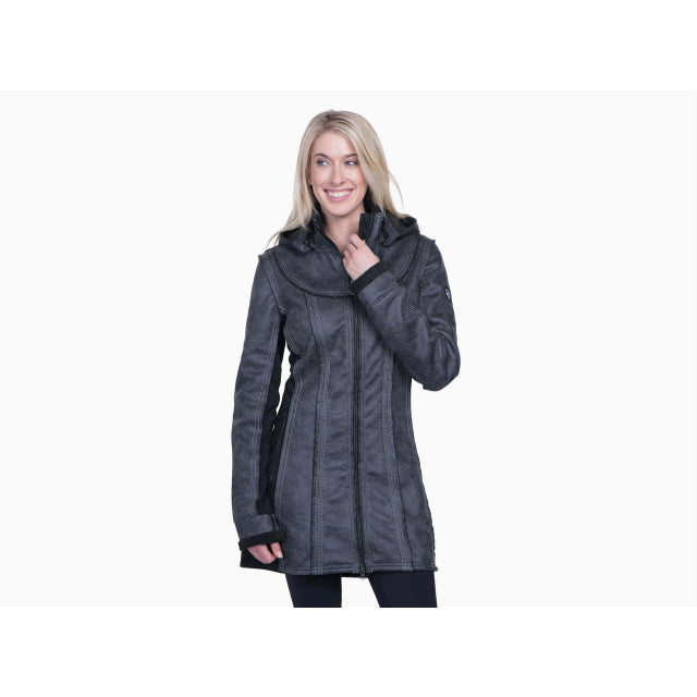 Dark Slate Gray Women's Dani Sherpa Trench