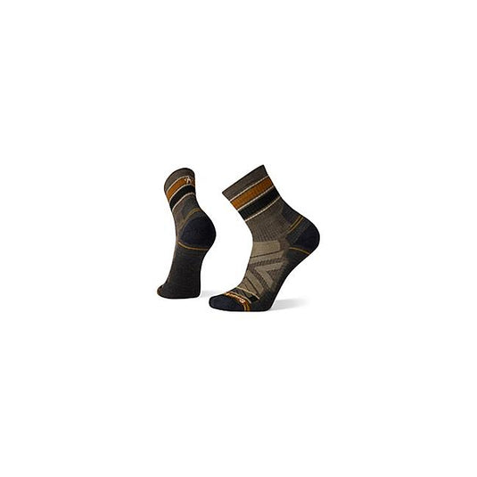 Dark Slate Gray Unisex Hike Striped Mid Crew Socks
