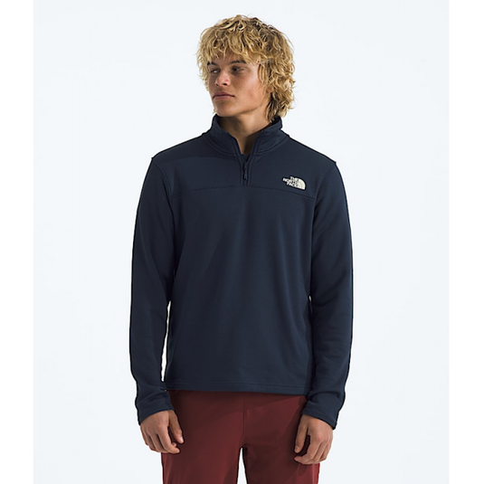 Dark Slate Gray Men's Cedar Trail Grid Fleece 1/4 Zip