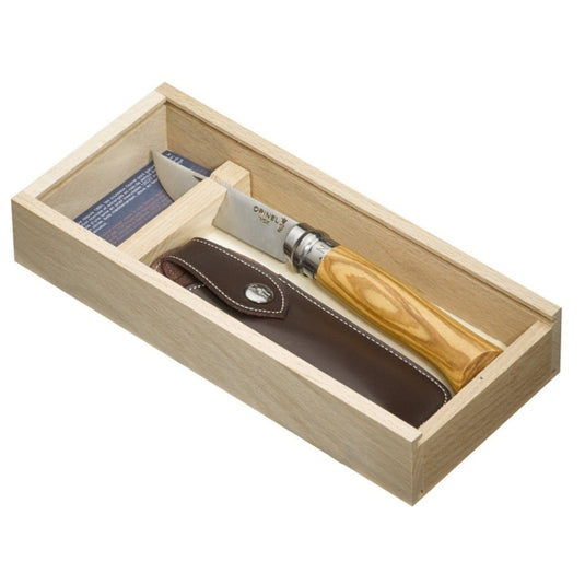 Rosy Brown No.08 Olive wood + Sheath Gift Box