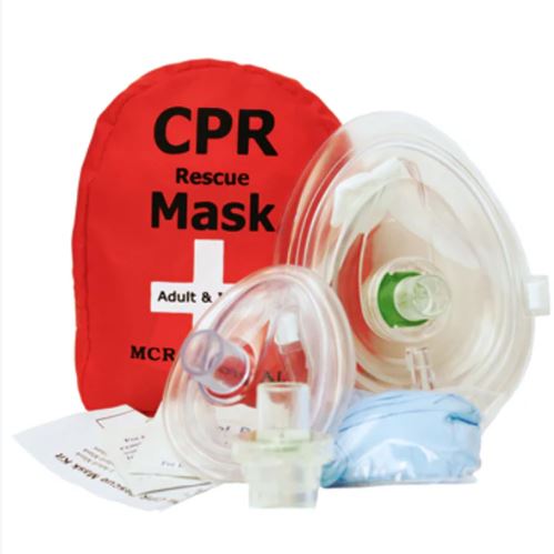 Light Gray MCR Industries CPR Mask Kit