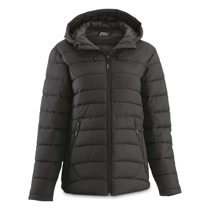 Load image into Gallery viewer, White Smoke W Boulder Gear Cosmic Puffy Jacket

