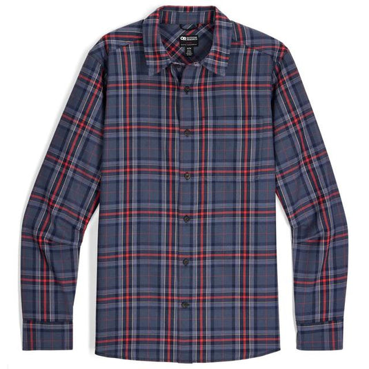 Dark Slate Gray Men's Ravenna Flannel Shirt