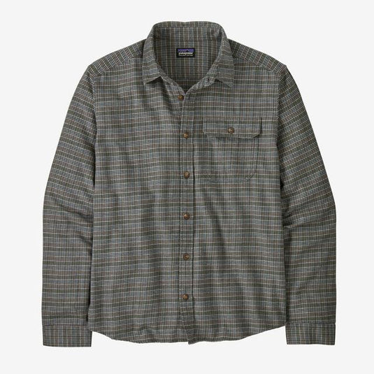 White Smoke Men's L/S LW Fjord Flannel Shirt