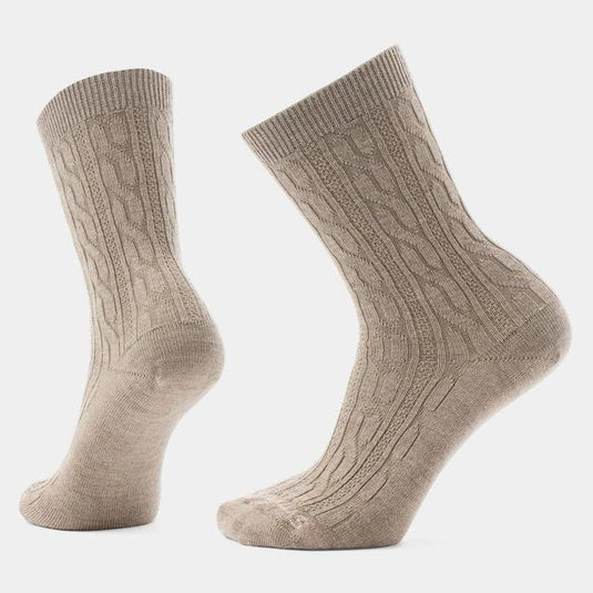 Lavender Women's Everyday Cable Crew Socks