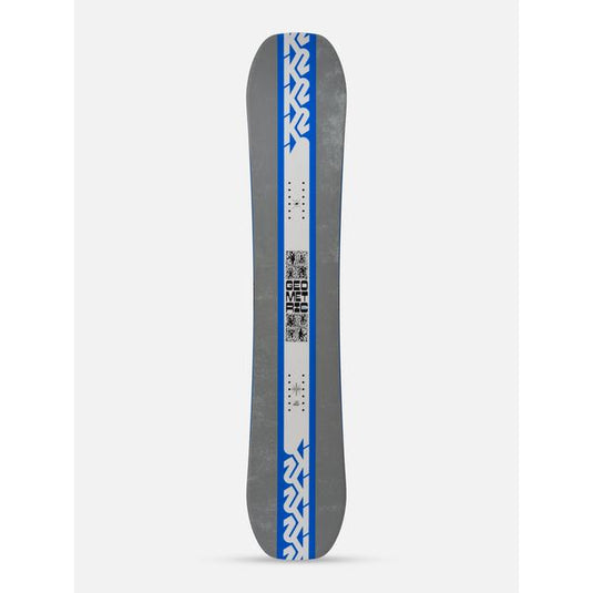 White Smoke Geometric Men's Snowboard 2025