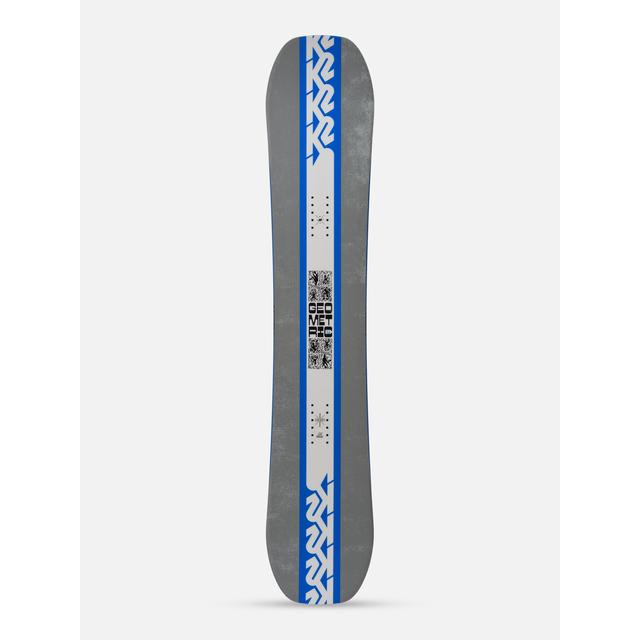 White Smoke Geometric Men's Snowboard 2025