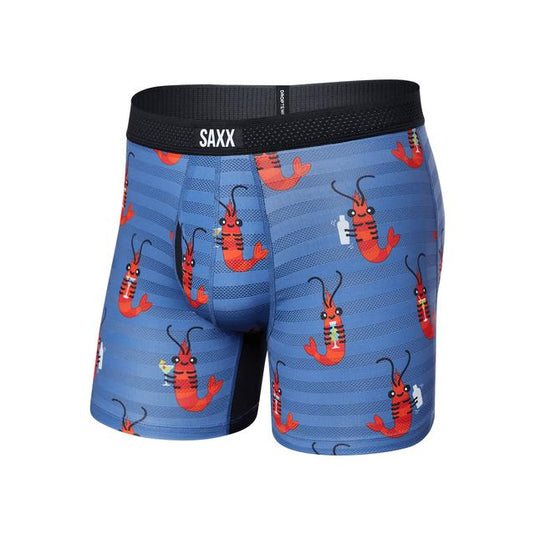 Steel Blue Men's DropTemp Cooling Mesh Boxer Briefs