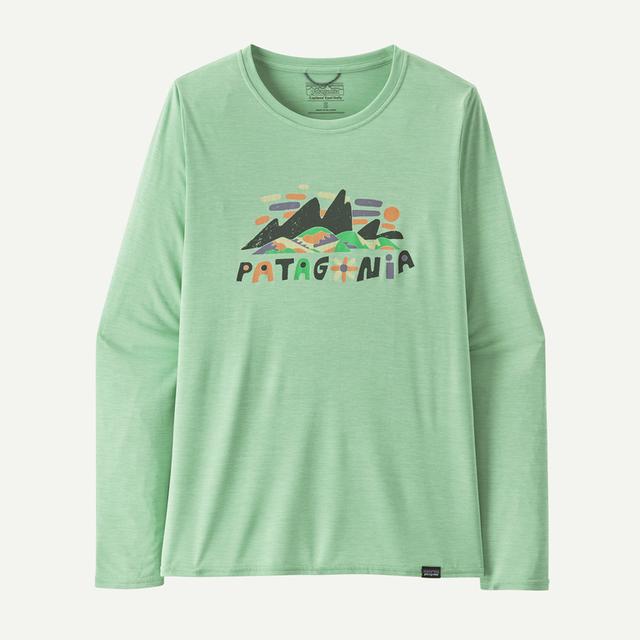 Load image into Gallery viewer, Light Gray Women&#39;s L/S Cap Cool Daily Graphic Shirt
