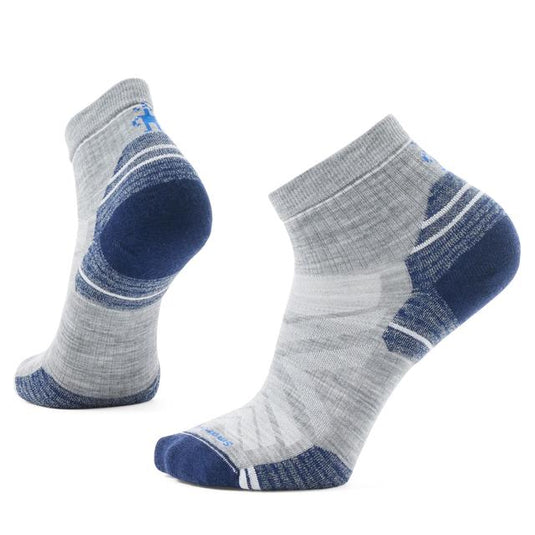 Gray Unisex Hike Ankle Socks