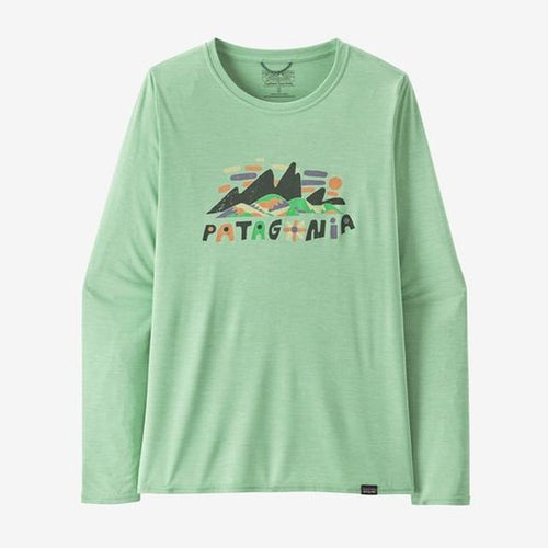 Light Gray Women's L/S Cap Cool Daily Graphic Shirt