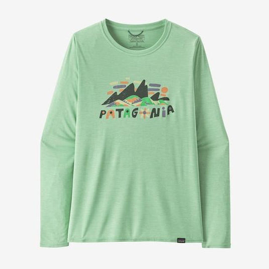 Light Gray Women's L/S Cap Cool Daily Graphic Shirt