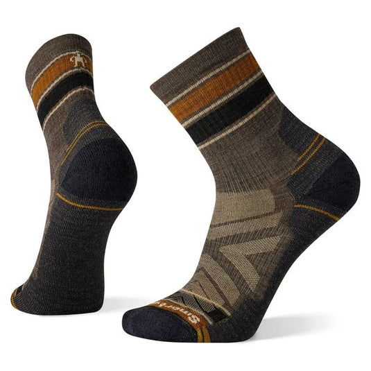 Unisex Hike Striped Mid Crew Socks