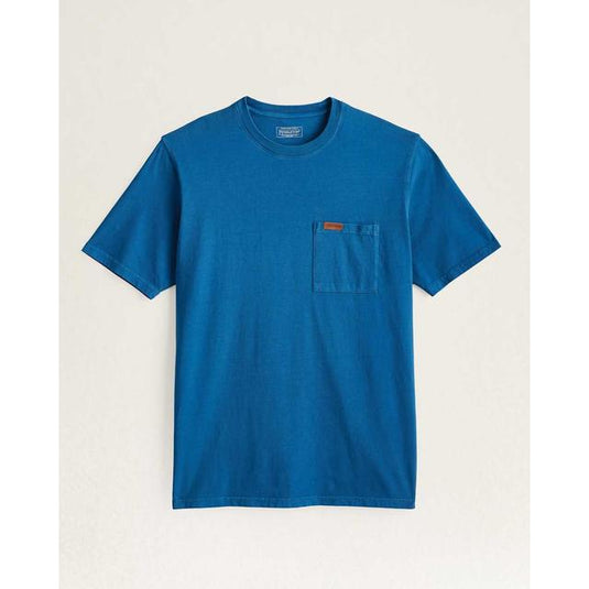 Dark Cyan Men's Short-Sleeve Deschutes Pocket Tee Shirt
