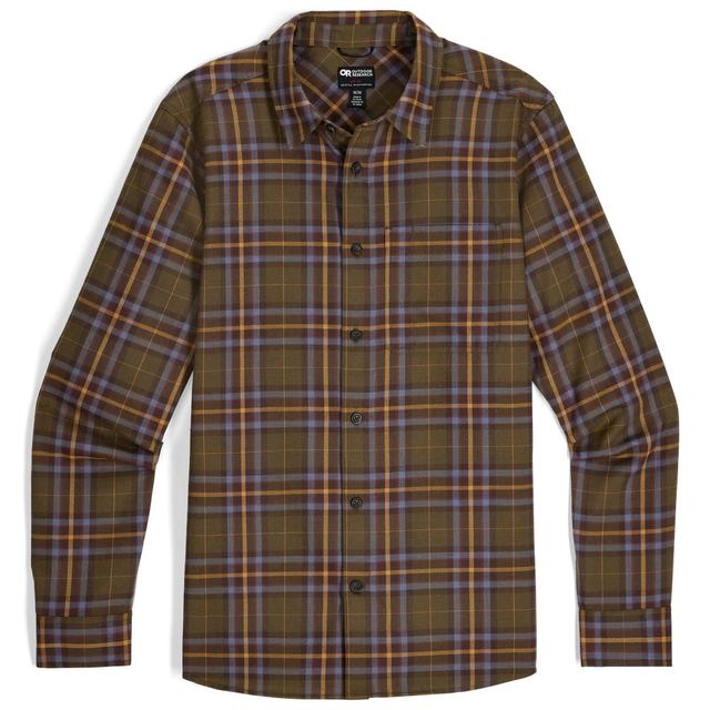 Load image into Gallery viewer, Dark Olive Green Men's Ravenna Flannel Shirt
