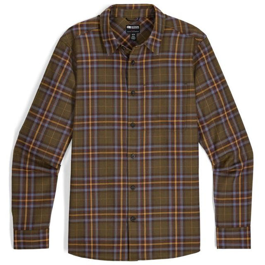 Dark Olive Green Men's Ravenna Flannel Shirt