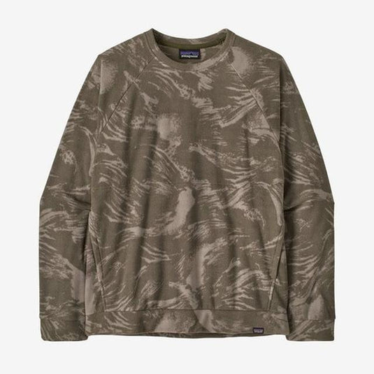 Dark Olive Green Men's Micro D Crewneck