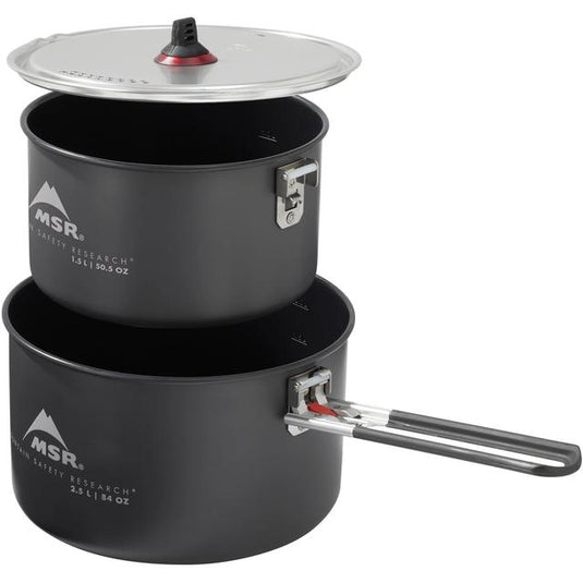 White Smoke Ceramic 2-Pot Set