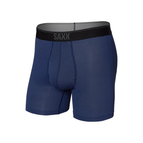 Dark Slate Gray Men's Quest Quick-Dry Mesh Open Fly Boxer Briefs