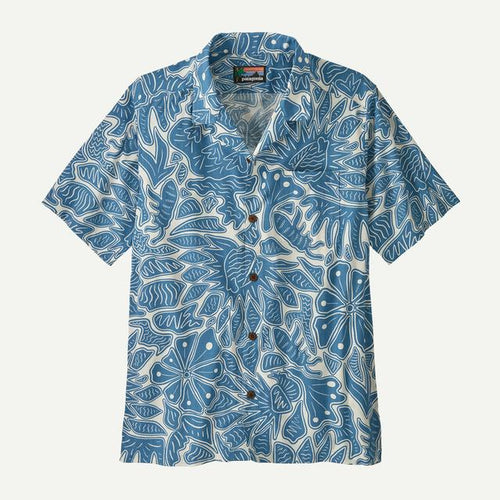 Lavender Men's Tidal Threads Camp Shirt