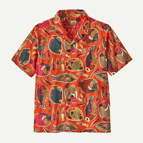 Beige Men's Tidal Threads Camp Shirt