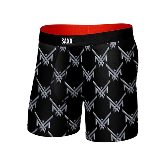 Black Men's Multi-Sport Mesh Boxer Briefs