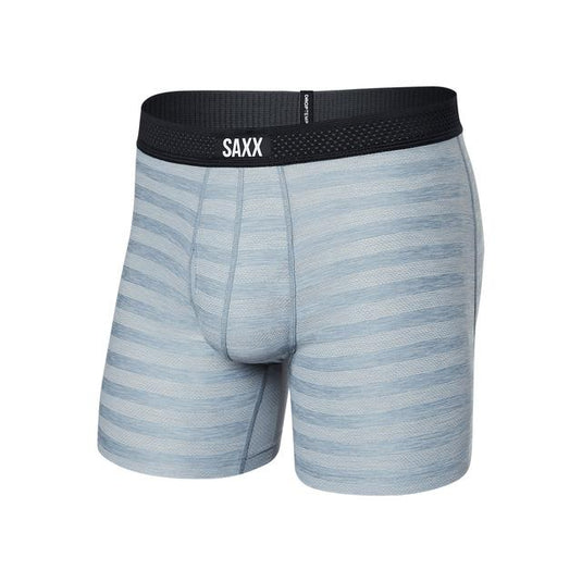 Gray Men's DropTemp Cooling Mesh Boxer Briefs