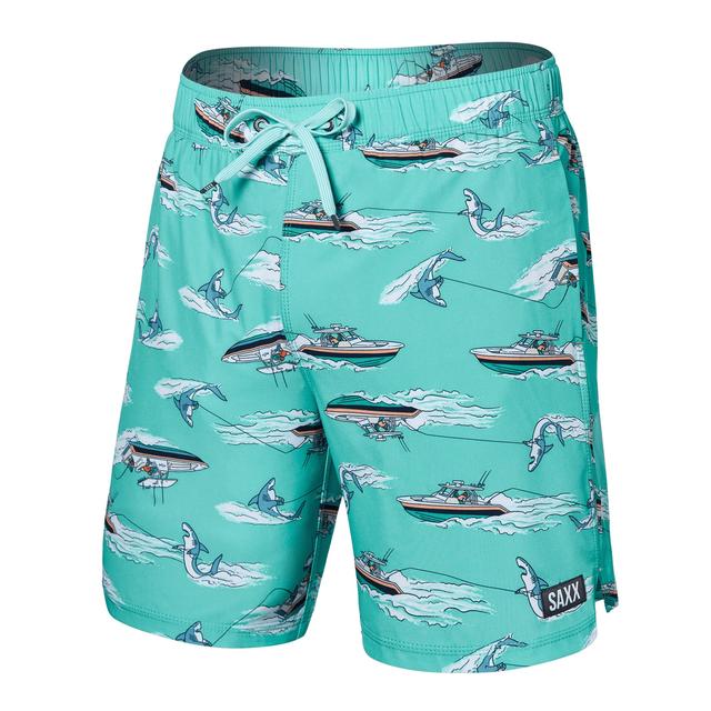 Load image into Gallery viewer, White Smoke Men's Oh Buoy 2N1 Swim Shorts
